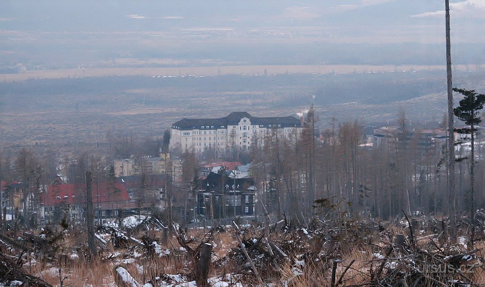 tatry 444.jpg - Starý Smokovec se svými honosnými hotely.